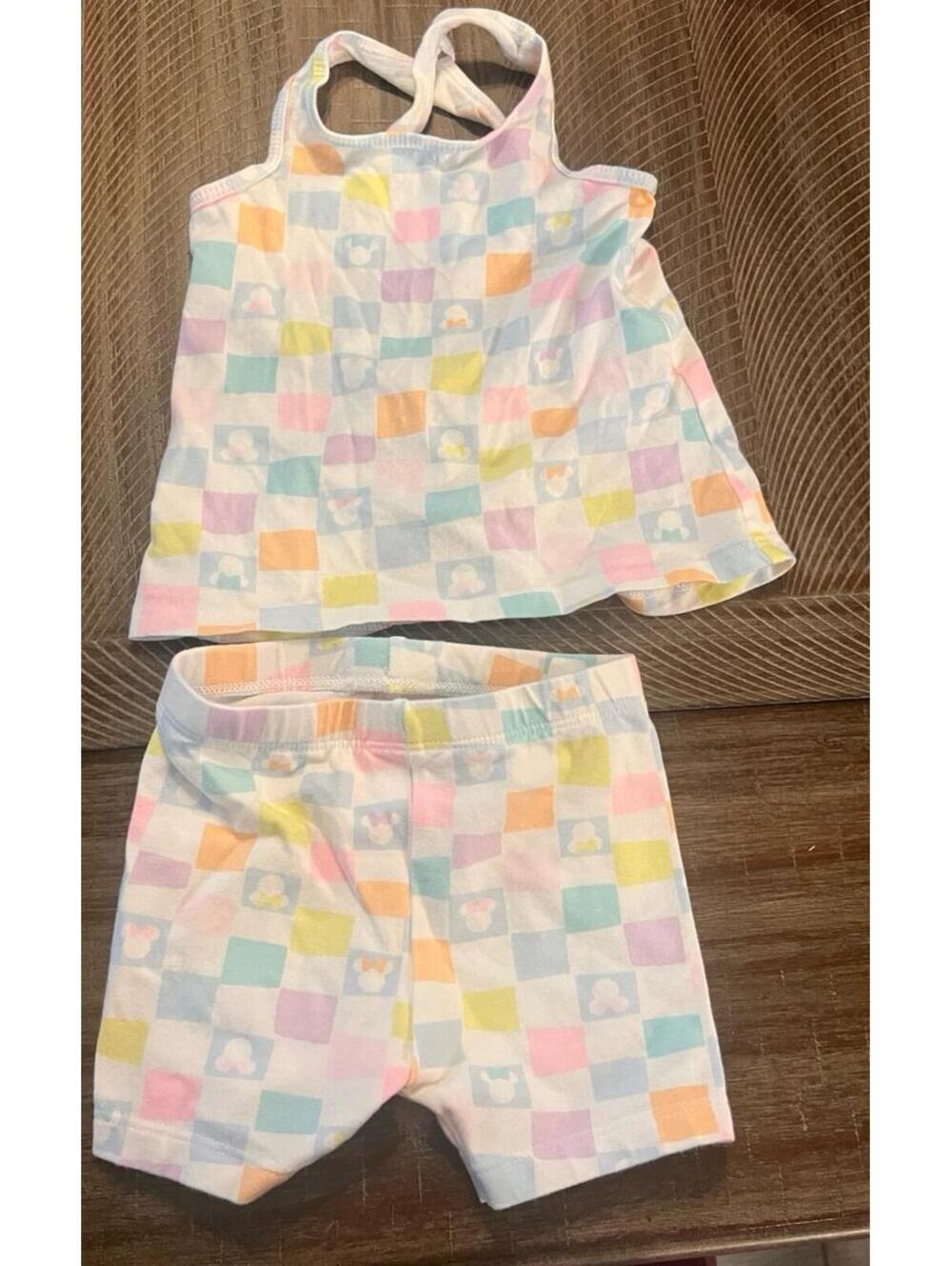 Disney jumping beans baby girl matching Minnie outfit 12m